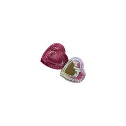 Vaso de cristal para monómero corazón
