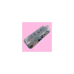 Piedra surtida c/flores