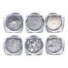 Kit 6 piezas efecto plata