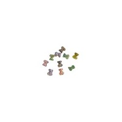 Osos 3 d para uñas c/10 pzs