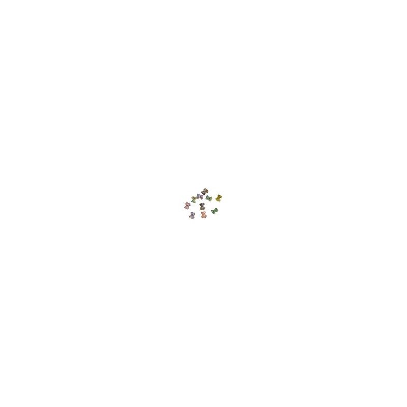 Osos 3 d para uñas c/10 pzs