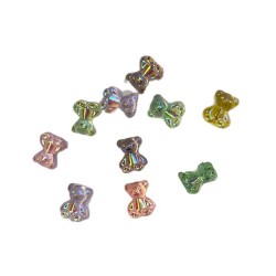 Osos 3 d para uñas c/10 pzs