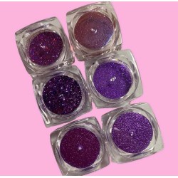 efecto mix morado 6 piezas