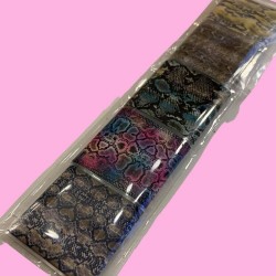 Foil animal print