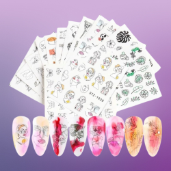 Tatoo para uñas 16 plantillas