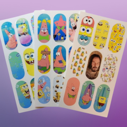 Tatuaje Bob Esponja 6 plantillas