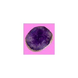 Piedra mármol Mano alzada morado