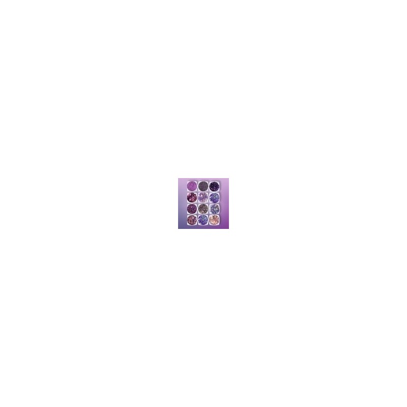 Decoración uñas Morado / 12 piezas