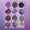 Decoración uñas Morado / 12 piezas